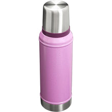 Load image into Gallery viewer, Stanley Classic Legendary Vacuum Bottle 1.0 qt | Wide Mouth with Leakproof Cup Lid | Keep Drinks Hot or Cold | Packable for Travel | Insulated Stainless Steel Thermos | BPA-Free | Hammertone Lilac
