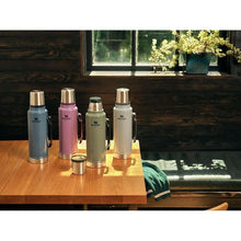 Load image into Gallery viewer, Stanley Classic Legendary Vacuum Bottle 1.5 qt | Wide Mouth with Leakproof Cup Lid | Keep Drinks Hot or Cold | Packable for Travel | Insulated Stainless Steel Thermos | BPA-Free | Hammertone Lilac
