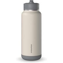 Load image into Gallery viewer, Hydrapeak 32oz Allure Stainless Steel Insulated Water Bottle With Spill Proof Straw Lid And Rubber Boot (Stone)
