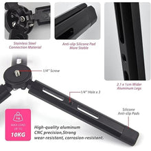 Load image into Gallery viewer, Adjustable Aluminum Mini Tripod, Desktop Tabletop Tripod Stand for DSLR Cameras, Zhiyun Weebill/Smooth/Crane, DJI Ronin S/SC/RSC/RS,Osmo Mobile,Stabilizer Handle (Standard)
