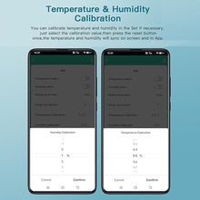 Load image into Gallery viewer, WiFi Thermometer Hygrometer: Smart Temperature Humidity Monitor with App Notification Alert, Free Data Storage Export, Accurate with Calibration, Backlight, Air Comfort Indicator, Battery Included
