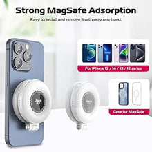 Load image into Gallery viewer, ULANZI Magnetic Selfie Light White, LED Fill Light Compatible with Magsafe, LED Selfie Ring Light Included Sticky Ring for Phones, for Selfies/Photography/TikTok/Zoom Calls/Video Conference Color
