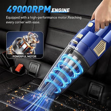 Load image into Gallery viewer, Handheld Vacuum Cordless, 15000PA Powerful Suction Car Vacuum Cleaner Lightweight with Multi Accessories, Hand held Vacuum Cleaner Dust Busters Cordless Rechargeable for Car Home

