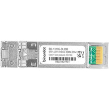 Load image into Gallery viewer, Binardat 10GBase-LR SFP+ Transceiver, SFP Single-Mode LC Module, 1310nm SMF, up to 10KM, Plug and play, Compatible with Binardat, MokerLink, Cisco, Meraki, Ubiquiti UniFi, Mikrotik, TP-Link and more
