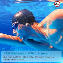 Load image into Gallery viewer, Swimming Headphones Bone Conduction, Waterproof Earbuds IP68 Bluetooth 5.3, 32G MP3 Player 8000 Songs Storage, Open Ear Underwater Earphones Wireless Lightweight Headset, Running Sports Gift for Man
