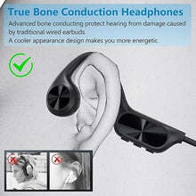 Load image into Gallery viewer, Swimming Headphones Bone Conduction, Waterproof Earbuds IP68 Bluetooth 5.3, 32G MP3 Player 8000 Songs Storage, Open Ear Underwater Earphones Wireless Lightweight Headset, Running Sports Gift for Man
