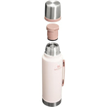 Load image into Gallery viewer, Stanley Classic Legendary Vacuum Bottle 1.5 qt | Wide Mouth with Leakproof Cup Lid | Keep Drinks Hot or Cold | Packable for Travel | Insulated Stainless Steel Thermos | BPA-Free | Rose Quartz
