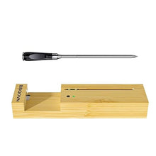 Load image into Gallery viewer, Meat Thermometer Wireless with 3.9mm Diameter Probe, 777FT Long Range Cooking Thermometer for Oven, Air Fryer, BBQ, Beef, Turkey, Chicken, Salmon, APP Remote Monitor
