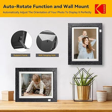 Load image into Gallery viewer, KODAK Digital Photo Frame with WiFi, 9.7 inch 2048x1536 IPS 2K Touch Screen, 32GB Storage, Auto-Rotate Motion Sensor, Share Photos and Videos, Christmas Birthdaty Gifts for Women

