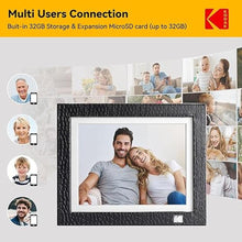 Load image into Gallery viewer, KODAK Digital Photo Frame with WiFi, 9.7 inch 2048x1536 IPS 2K Touch Screen, 32GB Storage, Auto-Rotate Motion Sensor, Share Photos and Videos, Christmas Birthdaty Gifts for Women
