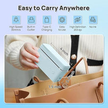 Load image into Gallery viewer, POLONO P31S Label Maker Machine with Tape, Portable Thermal Printer, Portable Bluetooth Label Printer for Organizing Storage Office Home, Sticker Maker Mini Label Maker with Multiple Templates, Blue
