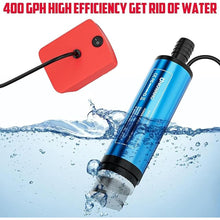 Load image into Gallery viewer, Cordless Submersible Water Pump Compatible For Milwaukee 18V Battery,400GPH Portable Transfer Water Pump for Camping Tub Garden RV Pond Draining Job Sites(No Battery)
