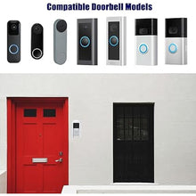 Load image into Gallery viewer, Transparent Plastic Doorbell Rain Cover Compatible with Ring, Blink, Google Nest, Eufy, Arlo, Kasa Video Doorbell, Waterproof Protector Shield Doorbell Push Button Cover Weather Blocking Cover

