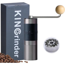 Load image into Gallery viewer, ?Famous KOL Recommended?KINGrinder K2 Manual Hand Coffee Grinder with Straight Handle for French Press, Drip, Espresso with Assembly Consistency Stainless Steel Conical Burr Mill, 25g Capacity
