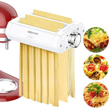 Load image into Gallery viewer, Pasta Attachment for KitchenAid Stand Mixer, 3 in 1 Set Pasta Maker KitchenAid Attachment Includes Spaghetti Cutter, Pasta Sheet Roller and Fettuccine Cutter, Attachment for Kitchenaid Mixers
