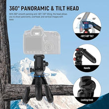 Load image into Gallery viewer, NEEWER Mini Flexible Tripod for iPhone &amp; Camera with Remote/Handle/Phone Holder/Action Camera Adapter, Portable Pocket Desk Tripod for Travel Vlogging Compatible with iPhone GoPro Samsung, TP36
