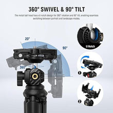 Load image into Gallery viewer, NEEWER Tripod for iPhone with Remote, Mini Flexible Phone Tripod Stand Vlog Selfie Stick with Phone Holder &amp; Action Camera Adapter Compatible with iPhone GoPro Insta360 Samsung Digital Camera, TP35
