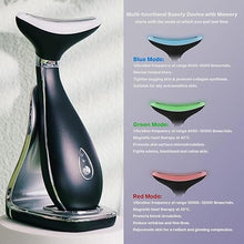 Load image into Gallery viewer, Lily Neck Face Massager, Skin Rejuvenation Beauty Massager, 3-in-1 at-Home Facial Spa Tool, Lifting, Toning and Tightening for a Radiant Appearance (Space Black)
