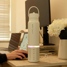 Load image into Gallery viewer, Smart Water Bottle with Premium Bluetooth Speaker, Portable Charger, LED Light, Stainless Steel, Mix &amp; Match Colors, 20oz - Oprah's Favorite Things 2024
