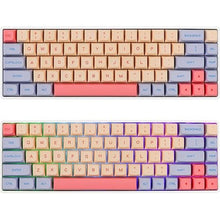 Load image into Gallery viewer, Marshmallow Keycaps PBT Dye-Sublimation XDA Profile English Custom Keycaps 60 Percent ANSI US Layout for 61 64 68 87 104 108 Mechanical Keyboard(Marshmallow)
