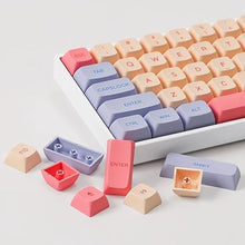 Load image into Gallery viewer, Marshmallow Keycaps PBT Dye-Sublimation XDA Profile English Custom Keycaps 60 Percent ANSI US Layout for 61 64 68 87 104 108 Mechanical Keyboard(Marshmallow)
