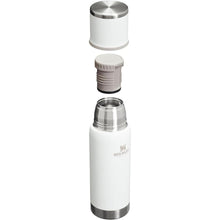 Load image into Gallery viewer, Stanley Adventure-To-Go Vacuum Bottle 17 oz | Wide Mouth with Leakproof Cup Lid | Keep Drinks Hot or Cold | Packable for Travel | Insulated Stainless Steel Thermos | BPA-Free | Frost
