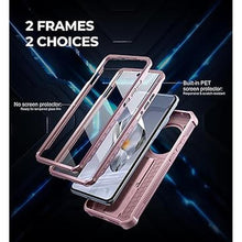 Load image into Gallery viewer, Dexnor for OnePlus 12 Case, [2 Front Frame] [Built-in Screen Protector &amp; Kickstand] [Work with Fingerprint ID] Heavy Duty Military Grade Protection Shockproof Case for OnePlus 12 5G (2024), Peony Pink
