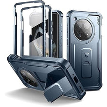 Load image into Gallery viewer, Dexnor for OnePlus 12 Case, [2 Front Frame] [Built-in Screen Protector &amp; Kickstand] [Work with Fingerprint ID] Heavy Duty Military Grade Protection Shockproof Case for OnePlus 12 5G (2024), Navy Blue

