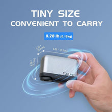Load image into Gallery viewer, Mini Electric Bike Pump, 120 PSI Portable Bicycle Air Pump, Rechargeable Tiny Bike Tire Pump with Shrader &amp; Presta Valves for Road Bikes
