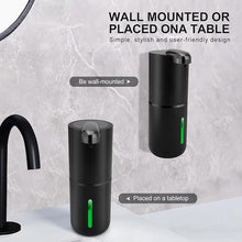 Load image into Gallery viewer, Automatic Liquid Soap Dispenser, 12.8oz/380ml Rechargeable Touchless Hand Soap Dispenser, 4 Level Adjustable Foam Volume, IPX5 Waterproof for Bathroom, Kitchen, Black
