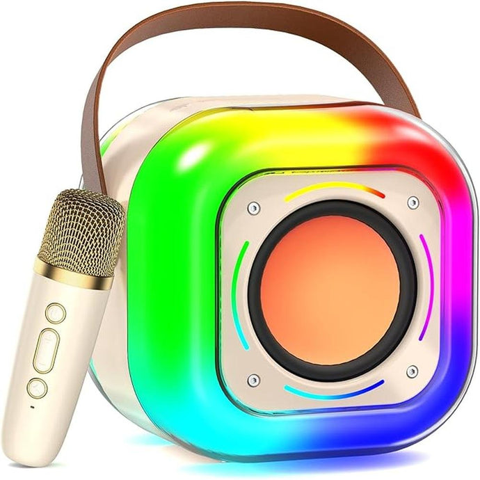 Karaoke Machine for Adults Kids: Portable PA System with Wireless Microphone for Singing, Karaoke Speaker with 3.5