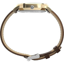 Load image into Gallery viewer, Timex Men's Waterbury Classic 40mm Watch - Brown Strap White Dial Gold-Tone Case
