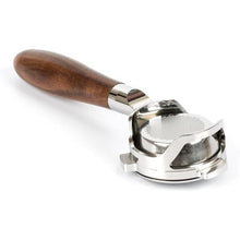 Load image into Gallery viewer, Bottomless Portafilter 54mm with Hollow-Carved for Breville Barista Series/Bambino Plus/Infuser - Walnut Handle
