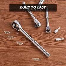 Load image into Gallery viewer, 3/8 Drive Ratchet Wrench, 72-Tooth 3/8 Ratchet Socket Wrench with Quick-release and Reversible Switch(3/8 inch)
