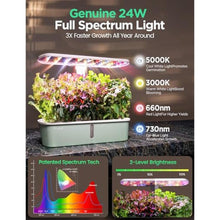 Load image into Gallery viewer, LetPot LPH-Air Hydroponics Growing System Kits, APP &amp; WiFi Controlled Smart Indoor Garden with 24W Grow Light Full Spectrum, 10 Pods Planter Indoor Gardening for Gifts, Kitchen, Vegetable (Green)
