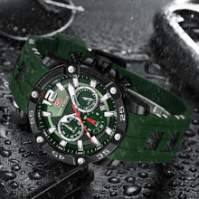 Load image into Gallery viewer, FAMVNTN Watch for Men Military Sport Waterproof Chronograph Mens Watches Analog Quartz Luminous Date Classic Stylish Fashion Wrist Watch Elegant Gift for Men Green
