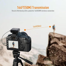 Load image into Gallery viewer, Wireless Lavalier Microphone with Real-Time/Audience Monitoring, Audio Ducking, Accompaniment, Reverb, Mute, Noise Cancellation - Mini Clip-on Lapel Bluetooth Mic for iPhone, iPad, Android Phone, PC
