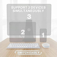 Load image into Gallery viewer, Wireless Bluetooth Keyboard and Mouse Combo - RGB Backlit,Multi-Device Rechargeable &amp; Light Up Letters,Quiet Keyboard Mouse for Mac, Windows, Laptop, PC (White)
