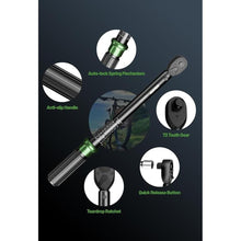 Load image into Gallery viewer, 3/8 Drive Clic Torque Wrench Inch Pound, 7.38-81.18 ft.lb, ±3% Accuracy, Adjustable Torque Wrench for Bike, Motorcycle, Car Spark
