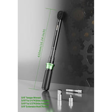 Load image into Gallery viewer, 3/8 Drive Clic Torque Wrench Inch Pound, 7.38-81.18 ft.lb, ±3% Accuracy, Adjustable Torque Wrench for Bike, Motorcycle, Car Spark
