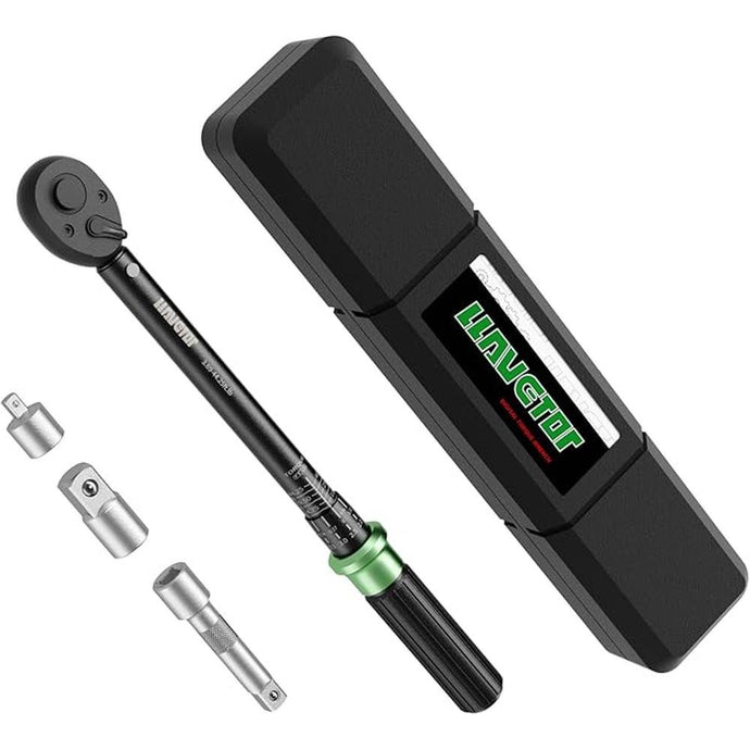 3/8 Inch Pound Torque Wrench, 3/8 Drive Torque Wrench, 3.69-44.25 ft.lb, ±3% Accuracy, Dual-Direction, 72 Tooth