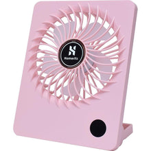 Load image into Gallery viewer, Personal Portable Fan, Rechargeable 2000mAh Battery Powered, Power Display and 180 Tilt Folding, Ultra Quiet, Office, Camping, Travel, in Car (Pink)
