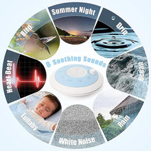 Load image into Gallery viewer, ShaArkMango White Noise Machine Rechargeable Travel Essentials for Adults Sleeping with 8 Relaxing Nature Sounds with Volume Control, Timer Portable Sound Machine Meditation Therapy for Home, Office
