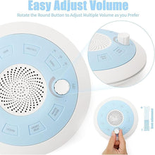 Load image into Gallery viewer, ShaArkMango White Noise Machine Rechargeable Travel Essentials for Adults Sleeping with 8 Relaxing Nature Sounds with Volume Control, Timer Portable Sound Machine Meditation Therapy for Home, Office
