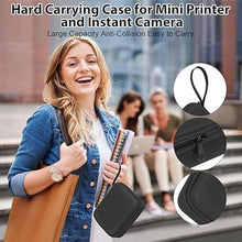Load image into Gallery viewer, Print Pods Mini Sticker Printer Thermal Inkless Printer for iOS&amp;Android with Hard Protection Storage Case,Bluetooth Label Maker with 11 Rolls Thermal Paper?Sticker for Photo Receipt DIY

