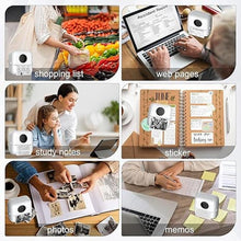 Load image into Gallery viewer, Print Pods Mini Sticker Printer Thermal Inkless Printer for iOS&amp;Android with Hard Protection Storage Case,Bluetooth Label Maker with 11 Rolls Thermal Paper?Sticker for Photo Receipt DIY
