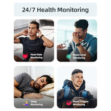 Load image into Gallery viewer, Parsonver Smart Watch for Men Women(Answer/Make Calls), 5ATM Waterproof Swimming Monitor, 44mm HD Screen Fitness Tracker 100+ Sport Modes, Heart Rate Sleep Monitor, Smartwatch for Android iOS, Black

