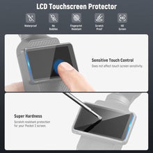 Load image into Gallery viewer, NEEWER Magnetic Black Diffusion 1/4 Effect Filter Compatible with DJI OSMO Pocket 3, Dreamy Cinematic Mist Lens Filter Ultra Slim Frame &amp; Multi Coated HD Optical Glass, 2 LCD Touch Screen Protectors
