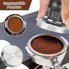 Load image into Gallery viewer, 58mm Espresso Tamper Set - Dual-Spring Calibrated Coffee Tamper, 8-Needle WDT Tool Espresso Distribution Tool, Magnetic Aluminum Dosing Funnel, Reusable Puck Screen, Fit for 58mm Portafilters
