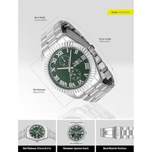 Load image into Gallery viewer, Invicta Specialty Men 43mm Stainless Steel Steel Green dial VH61 Quartz
